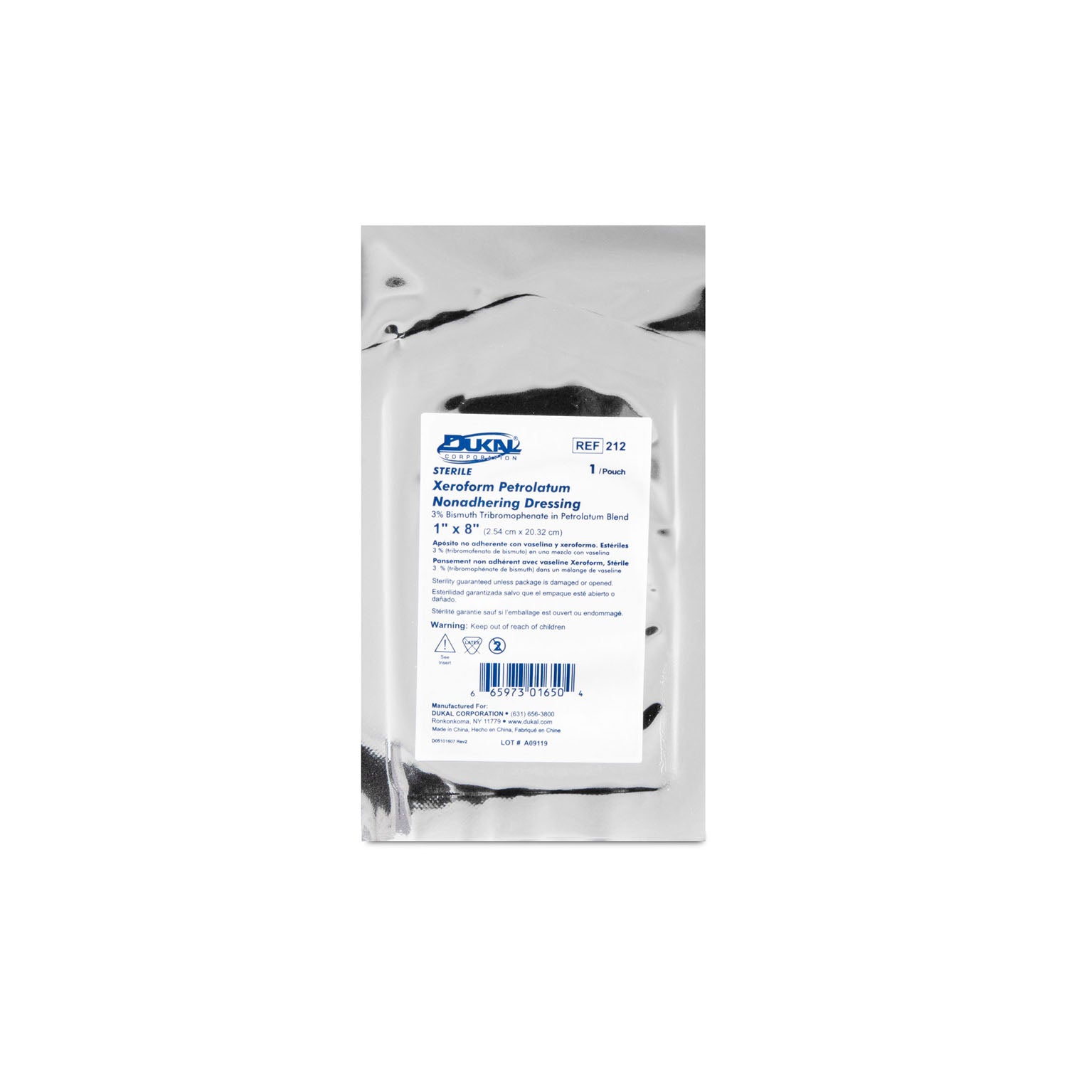 Dukal Alba Xeroform Petrolatum Gauze Dressings, 1 Dukal Alba Xeroform Petrolatum Gauze Dressings, 1