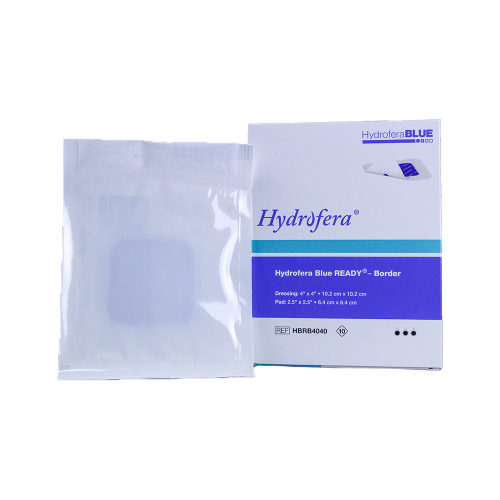 HYDROFERA BLUE READY - BORDER 4X4", 10/box HYDROFERA BLUE READY - BORDER 4X4", 10/box