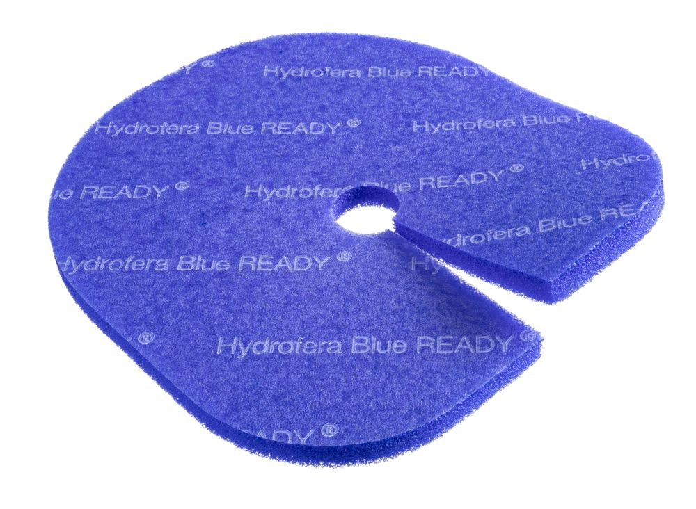 hydro blue dressing Antibacterial Foam Dressing Hydrofera Blue Classic Ostomy 2-1/2 Inch