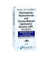 DORZOLAMIDE-TIMOLOL 22.3-6.8MG 10 ML