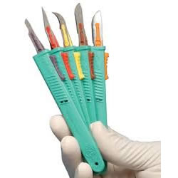 Scalpels Sterile, Disposable, Safety, Myco Technocut 10/box