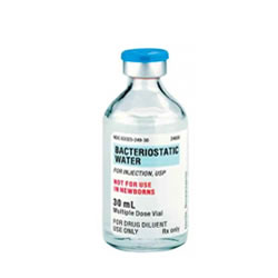 Water Bacteriostatic Injection 30ml Rx Only Water Bacteriostatic Injection 30ml Rx Only