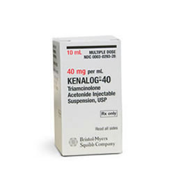 Kenalog 40mg 5ml vial Bristol-Myers Squibb Rx Only