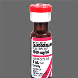 Vitamin B12 (Cyanocobalamin) 1000Mcg/ML 10x10ml