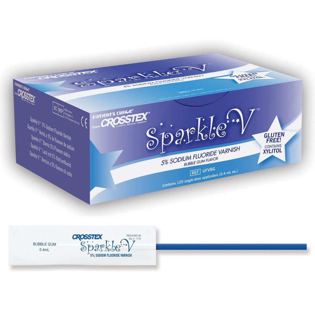 Sparkle V™ 5% Sodium Fluoride Varnish 120/bx