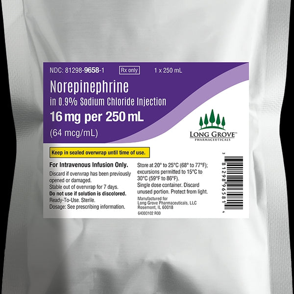 ナリヒロ Norepinephrine 16mg, 250mL