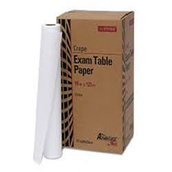 Exam Table Paper, 21" x 225 ft, White, Smooth, 12/cs