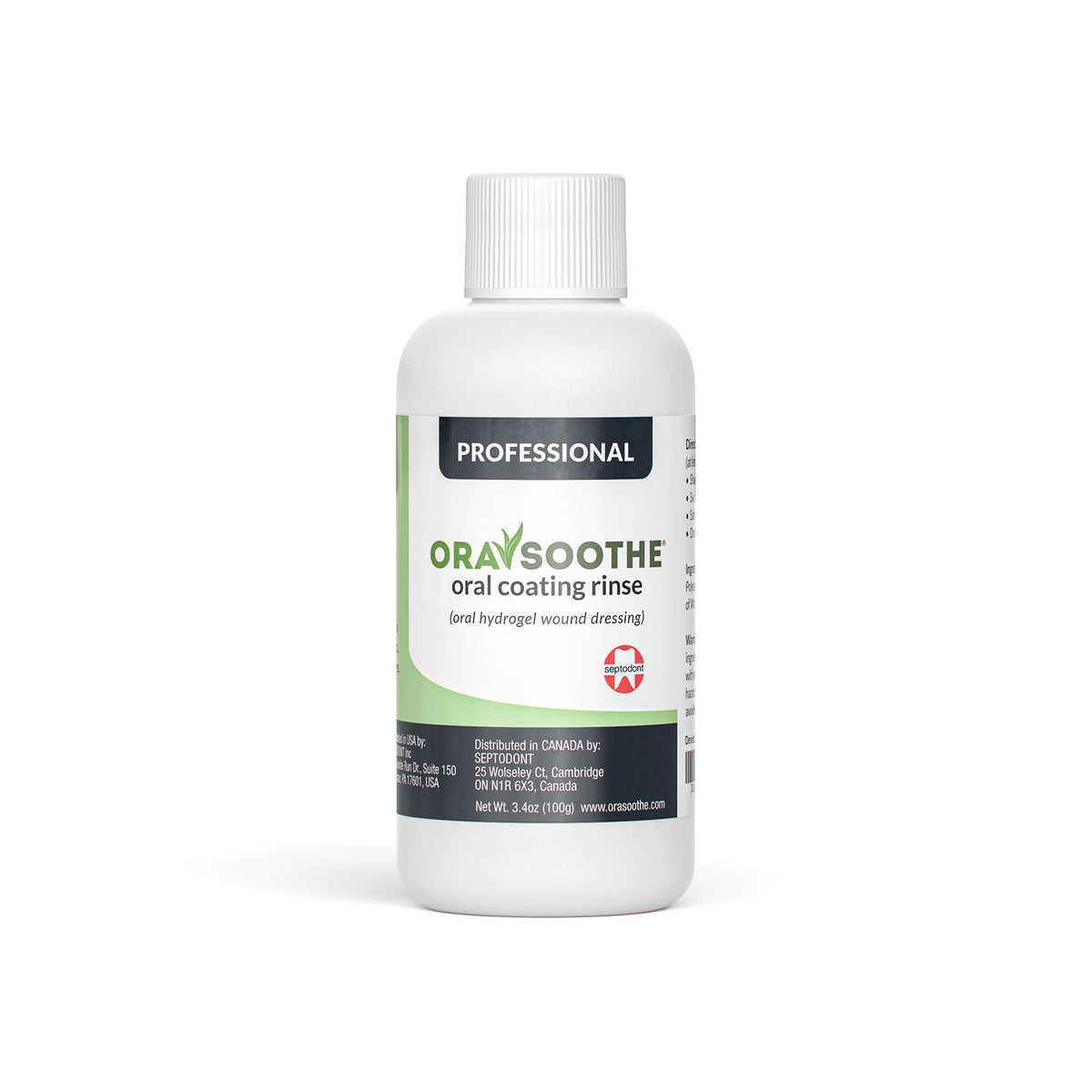 Septodont Orasoothe® Oral Coating Rinse 3.4oz