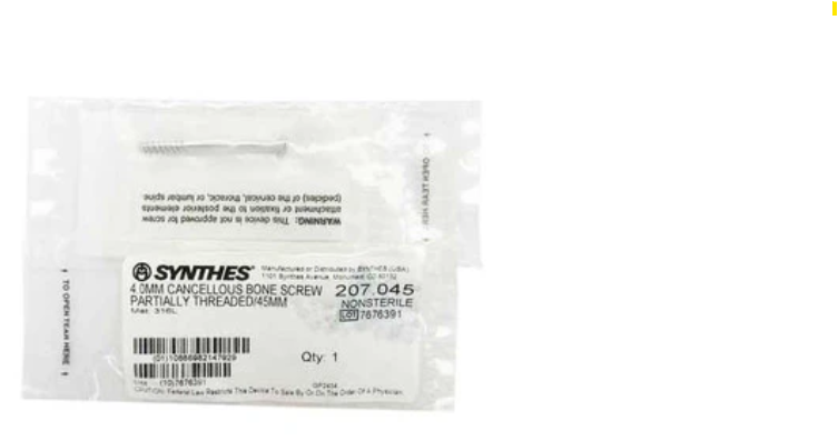 Cancellous Bone Screw 4.0mm/45mm