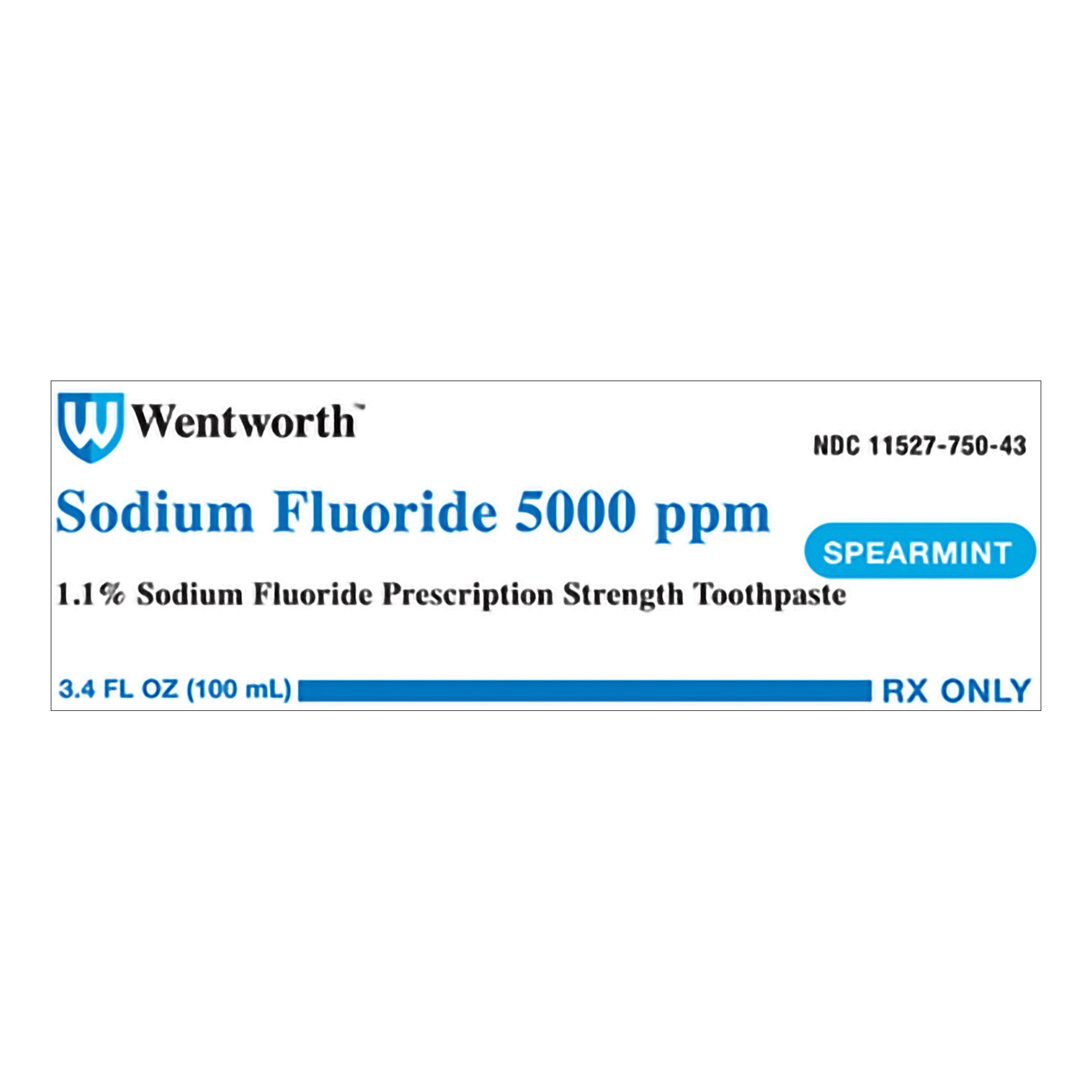 Sodium Fluoride 5000PPM T/P 100ml (Spearmint)