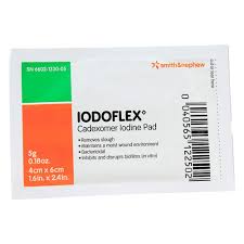 Iodoflex Wound Pad, 3 x 10gm (0.9% Cadexomer iodine), 3/bx