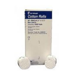 Braided Cotton Roll NS 5/16x1.5 2000ea