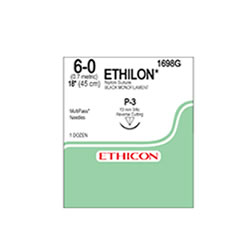 Ethicon Suture Nylon 6-0 1698G 12/box