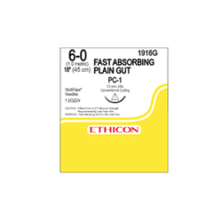 Ethicon Suture Plain Gut 6-0 1916G 12/box