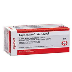 Lignospan (Lidocaine HCl 2%) 50/box