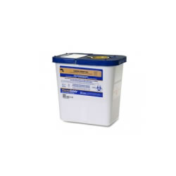 PharmaSafety™ Sharps Container, 2 Gallon, Hinged Lid
