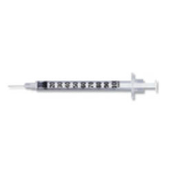Syringe Insulin .375cc 29g x 1/2 200/bx BD 309311