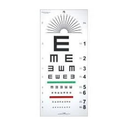 Tumbling E Eye Chart 20ft
