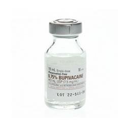 Bupivacaine Injectable 0.75%, 10mL - PF 25/pack