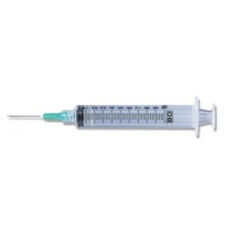 Syringe 10cc 21g 1.5" 100/bx BD 309643