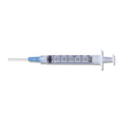 Syringe 3cc 25g x 1.5 in 100/box BD 309582