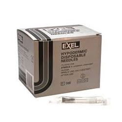Needles 22g x 1.5 in 100/bx EXEL
