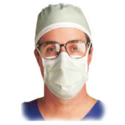 Surgical Masks, Pleated, Fog-free w/ties 50/box