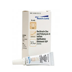Bacitracin Zinc and Polymyxin B Sulfate Ointment 3.5gm