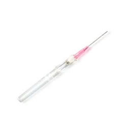 ViaValve Safety IV Catheter w/ Blood Control, 22ga x 1in L, Blue