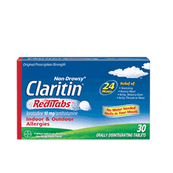 Claritin 24 Hour Non-Drowsy Allergy Relief Tablets, 10 mg