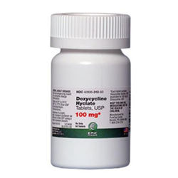 Doxycycline Hyclate, Tab 100mg 50/bottle