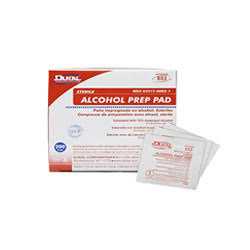 Alcohol Prep Pads Sterile Medium, Dukal 853 200/box