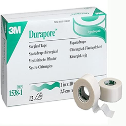 3M Durapore Surgical Tape 1" x 10 yd 12/bx