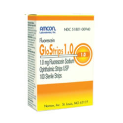 Fluorescein Glostrips® 1.0mg 100/Box