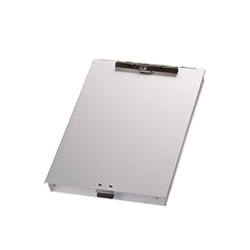 Officemate Aluminum Storage Clipboard, Silver