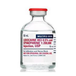 Lidocaine 0.5% w/Epi MDV 50mL