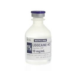 Lidocaine 1% 50ml MDV 25/box