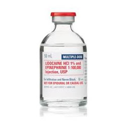 Lidocaine w/ Epinephrine 1% 50ml MDV 25/box