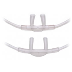 Pediatric Nasal Cannula, Over the Ear. Curved Tip, Non-Flared w/ Adjustable Elastic Band 7ft. Kink Resistant Tubing