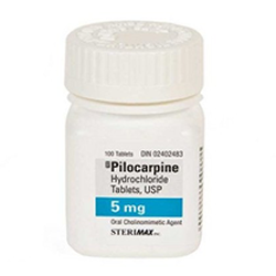 Pilocarpine HCl Film Coated Tablet 100/bottle