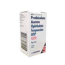 Prednisolone Acetate Ophthalmic Suspension USP, 1%, (Sterile)