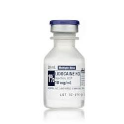 Lidocaine 1% 20ml MDV