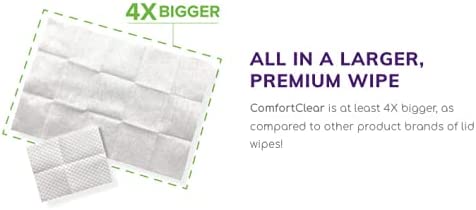 ComfortClear™ Lid Wipes – 30 Pack