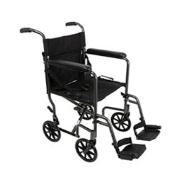 ProBasics Silver Vein 19" Steel Transport Wheelchair